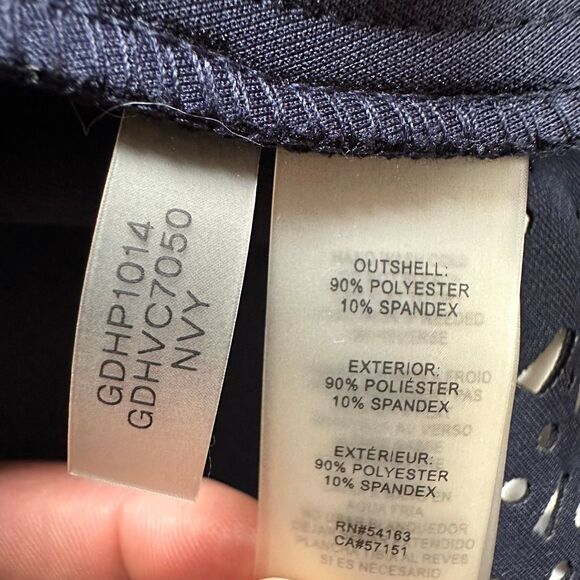 Guess Women’s Navy Blue V-Neckline Cutout-Trim Sleeveless Fit & Flare Dress Sz 8 - Picture 6 of 9